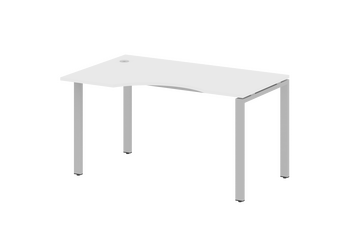 Стол METALL SYSTEM криволинейный левый на П-образном м/к БП.СА-2 Л  1400*900*750 мм